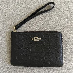 Coach zip wallet
